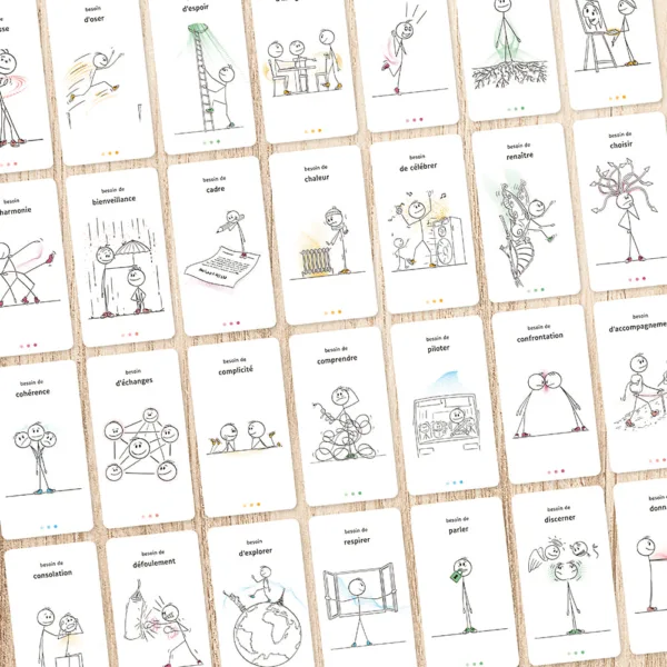 Jeu des besoins Comitys outil pédagogique jeu des cartes