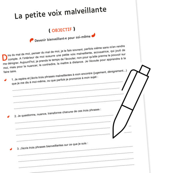 Comitys - Fiche 1 : La petite voix malveillante