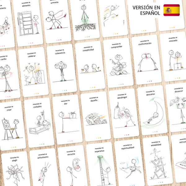Juego de las necesidades 64 cartas