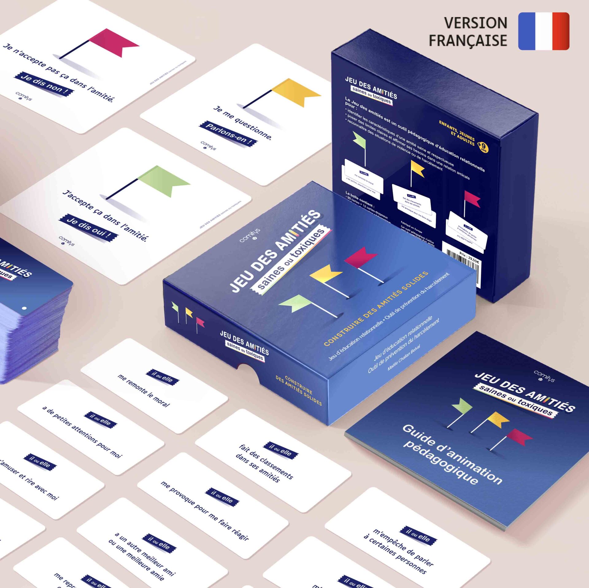 Jeu des amitiés saines ou toxiques cartes